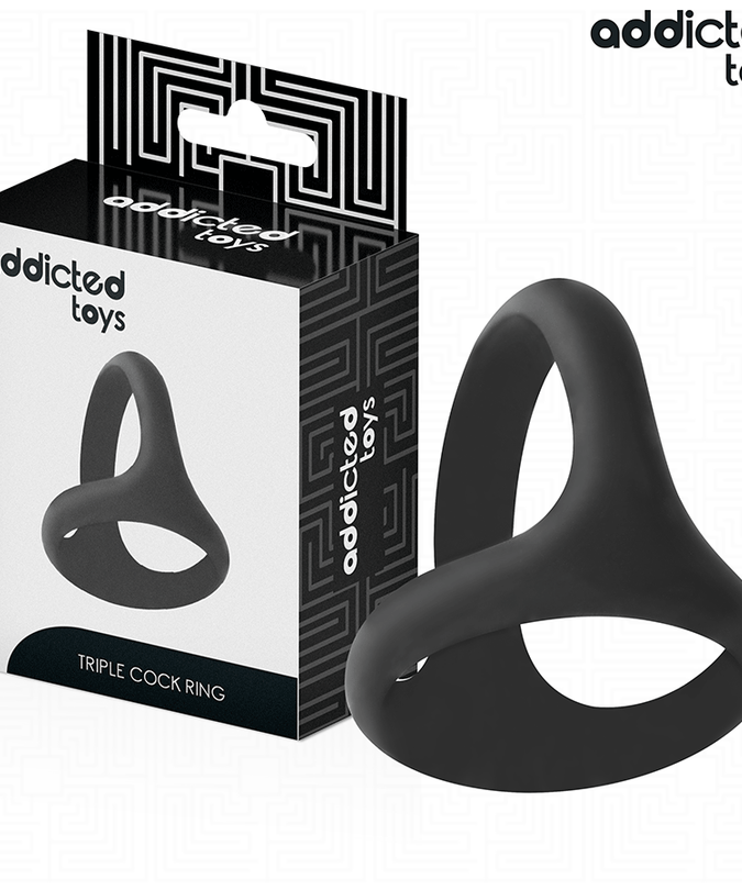 Addicted Toys – Thick Triple Penis Ring