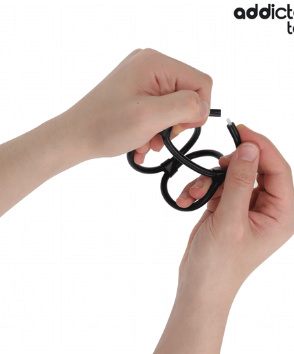 ADDICTED TOYS - TRIPLE PENIS RING