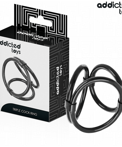 ADDICTED TOYS - TRIPLE PENIS RING