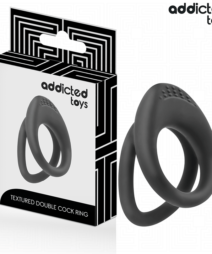 Addicted Toys – Double Textured Penis Ring