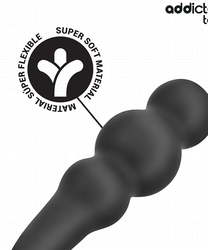 ADDICTED TOYS - ANAL PLUG WITH RING SILICONE MODEL 1