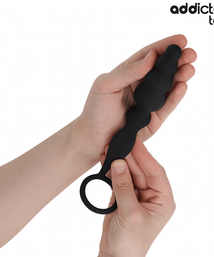 ADDICTED TOYS - ANAL PLUG WITH RING SILICONE MODEL 5