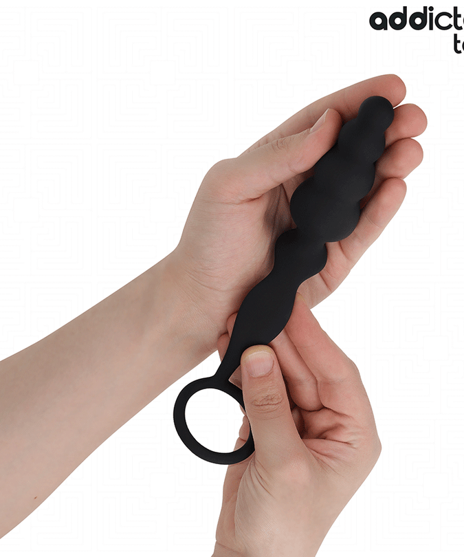 ADDICTED TOYS - BUTTPLUG MET RING SILICONEN MODEL 5