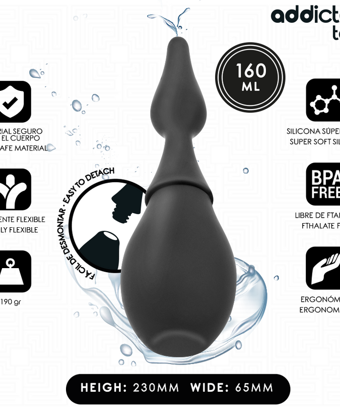ADDICTED TOYS - TRAVEL CLEANER SILICONE MODEL 1