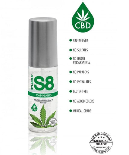 STIMUL8 - S8 CANNABIS HYBRID LUBRICANT 50 ML