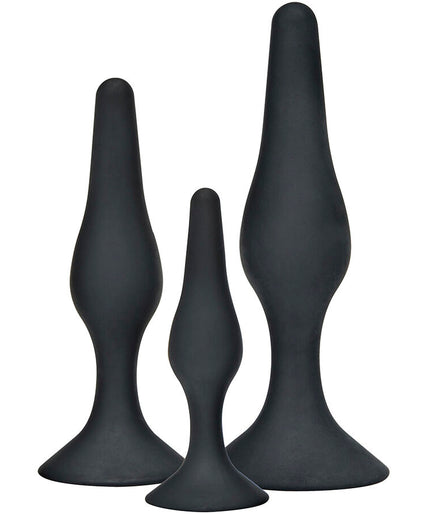 TOYJOY - ANAL PLAY CURVY COMPANIONS ANAALPLUG 3 STUKS ZWART