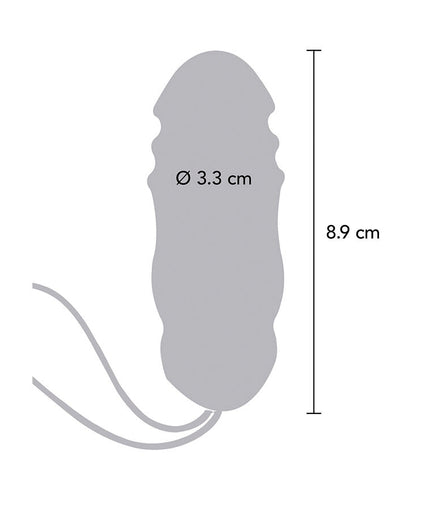 TOYJOY - HAPPINESS SUNN SIDE UP AND DOWN VIBRATOR REMOTE CONTROL FUCHSIA