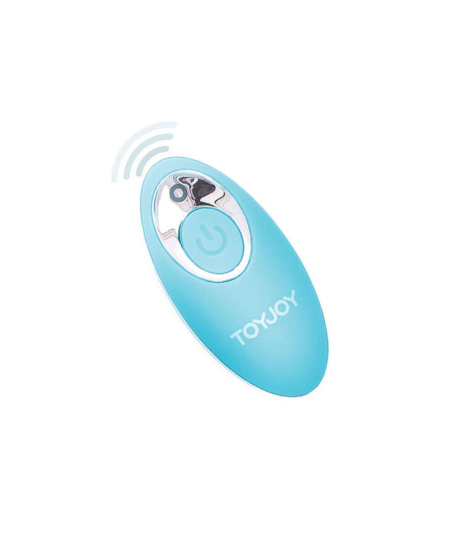 TOYJOY - HAPPINESS I'M ZO EGGCITED AFSTANDSBEDIENING VIBRATOR BLAUW