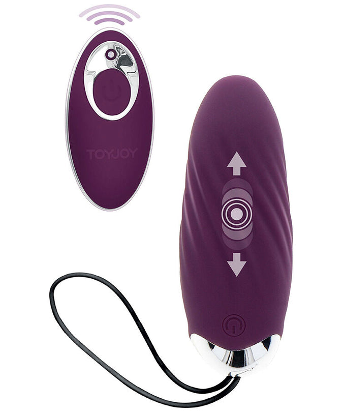 TOYJOY - HAPPINESS KNOCK KNOCK EGGSTAVAGANT VIBRATOR WITH REMOTE CONTROL PURPLE