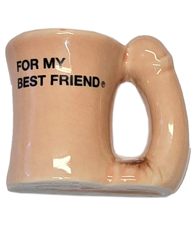DIABLO PICANTE – CERAMIC MUG MAGNET WITH PENIS HANDLE “FOR MY BEST FRIEND”