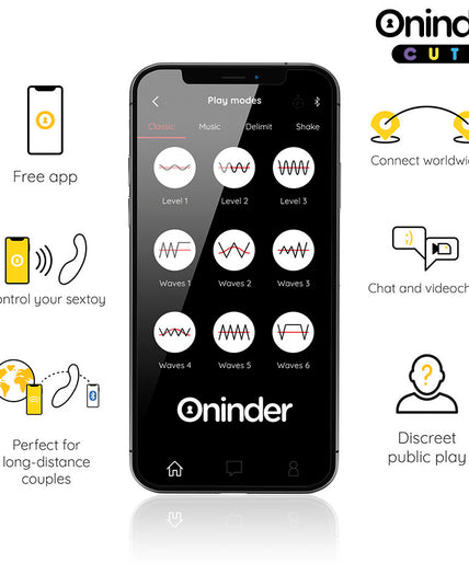 ONINDER CUTE - LOVE BUDDY MASTER G-SPOT VIBRATOR - FREE WORLDWIDE APP