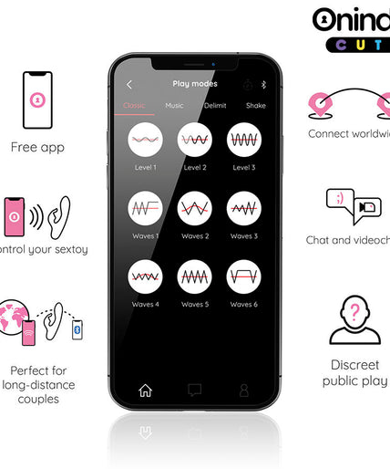 ONINDER CUTE - LOVE BUNNY VIBRATOR G-SPOT CLITORIS - FREE WORLDWIDE APP