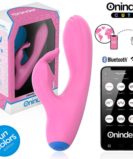 ONINDER CUTE - LOVE BUNNY VIBRATOR G-SPOT CLITORIS - FREE WORLDWIDE APP