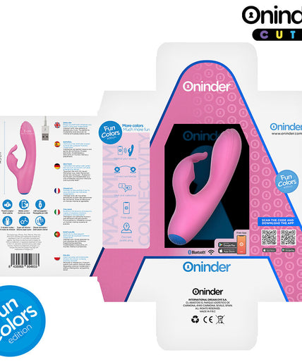 ONINDER CUTE - LOVE BUNNY VIBRATOR G-SPOT CLITORIS - FREE WORLDWIDE APP