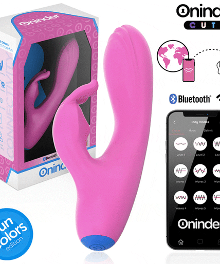 ONINDER CUTE - LOVE BUNNY VIBRATOR G-SPOT CLITORIS - FREE WORLDWIDE APP