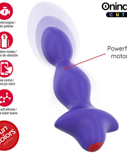 ONINDER CUTE - LOVE BUTT VIBRATING ANAL PLUG DILATOR - FREE WORLDWIDE APP