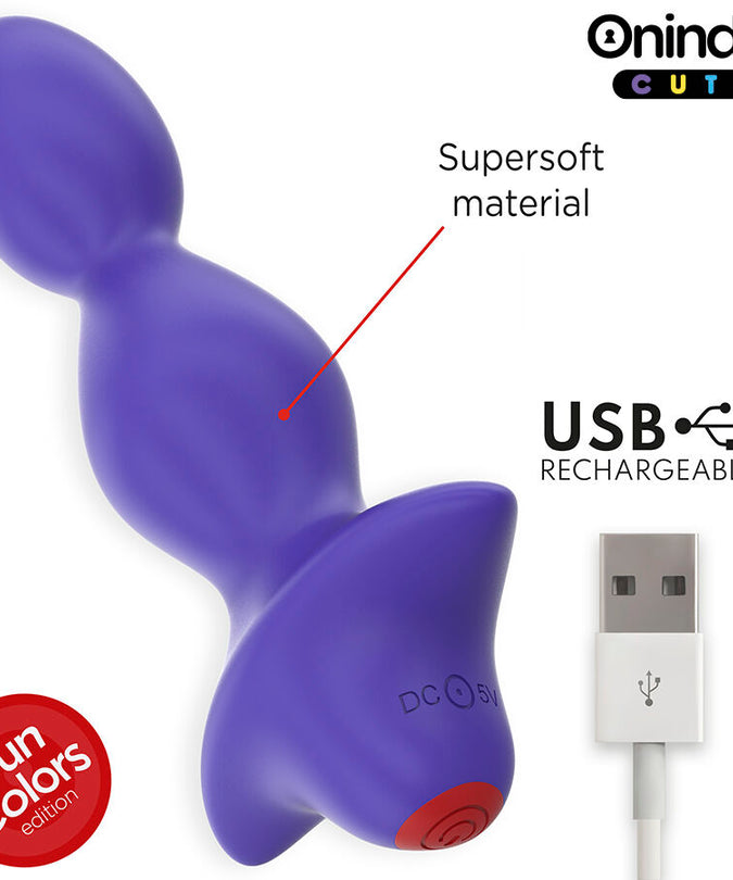 ONINDER CUTE - LOVE BUTT VIBRATING ANAL PLUG DILATOR - FREE WORLDWIDE APP