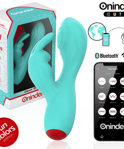 ONINDER CUTE - LOVE BUNNY G-SPOT CLITORAL VIBRATOR - FREE WORLDWIDE APP