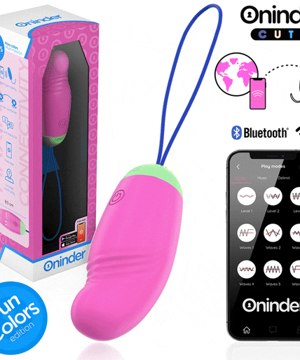 ONINDER CUTE - LOVE PLEASURE 360° TRILLEND-ROTEREND SILICONEN EI - GRATIS WERELDWIJDE APP