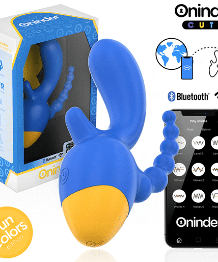 ONINDER CUTE - LOVE 3 SOME TRIPLE VIBRATOR - FREE WORLDWIDE APP