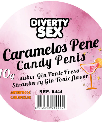 Diablo Picante – 20 Gin & Tonic-smaak Penis Snoepjes
