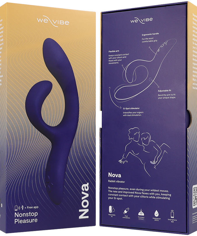 We – Vibe – Nova 3 Konijnvibrator Middernachtblauw