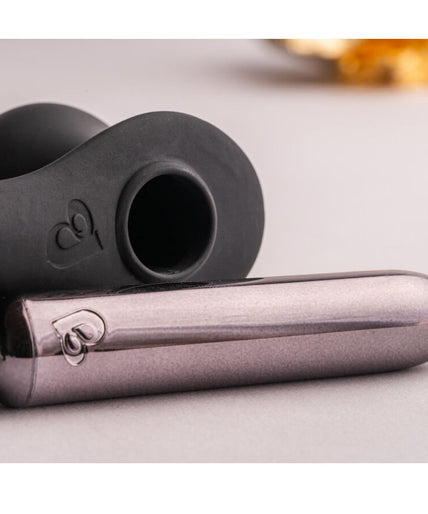 Rocks-Off – Ro-Zen Pro Anal Plug with Vibrating Penis Ring – Black