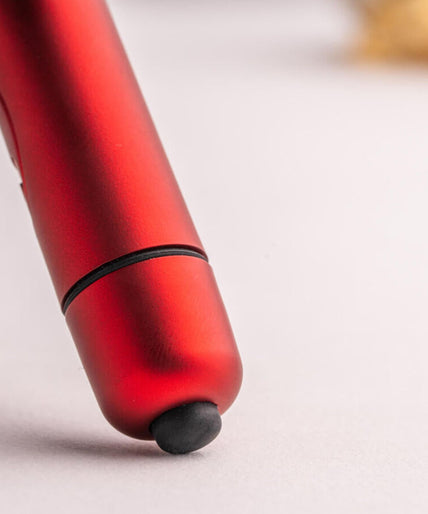 ROCKS-OFF - RO-90 SCARLET VELVET VIBRATING BULLET RED