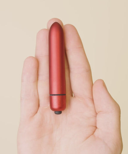 ROCKS-OFF - RO-90 SCARLET VELVET VIBRATING BULLET RED