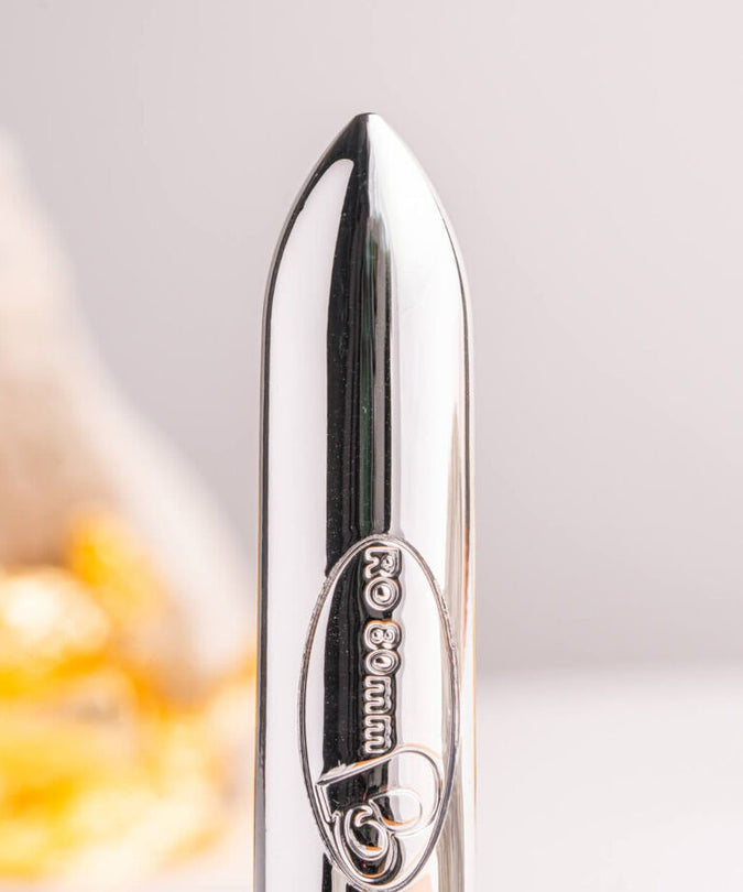 ROCKS-OFF - RO-80 CHROME VIBRATING BULLET ZILVER