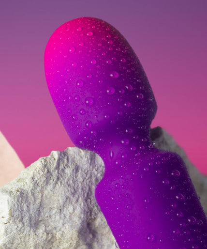 ROCKS- OFF - GLO- GIRL VIBRATOR WAND MINI PURPLE
