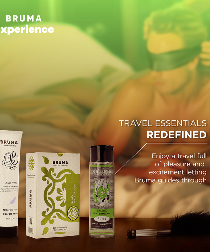 BRUMA XPERIENCE - SWEET WATERMELON TEMPTATION KIT MET ORGASMEVERSTERKER