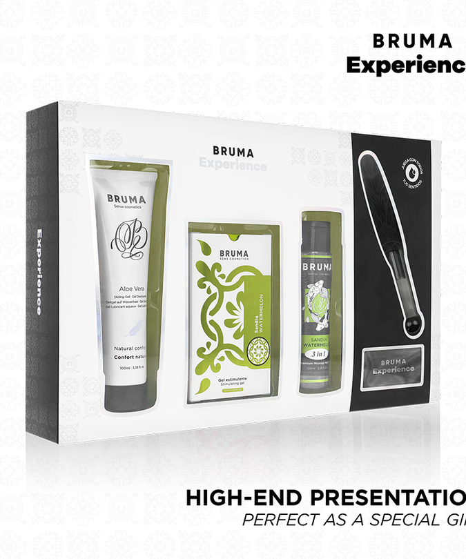 BRUMA XPERIENCE - SWEET WATERMELON TEMPTATION KIT MET ORGASMEVERSTERKER