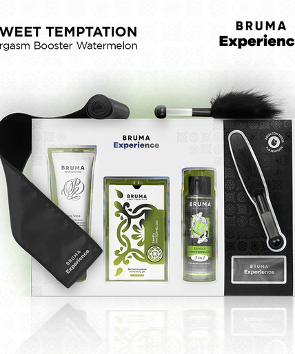 BRUMA XPERIENCE - SWEET WATERMELON TEMPTATION KIT WITH ORGASM ENHANCER