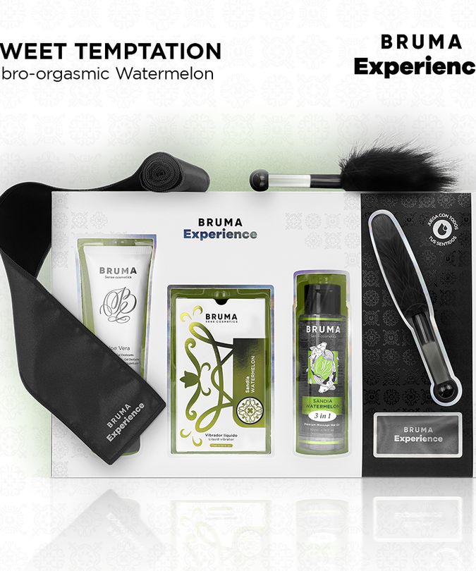 BRUMA XPERIENCE - SWEET TEMPTATION KIT VIBRO-ORGASMIC WATERMELON