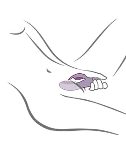 ROCKS- OFF - GLO- GIRL PURPLE RABBIT VIBRATOR