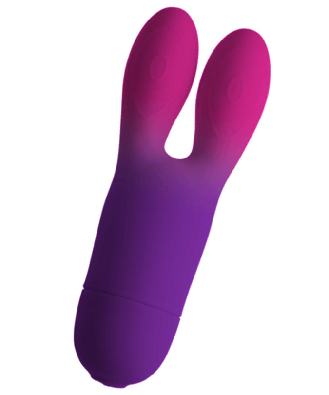 ROCKS- OFF - GLO-GIRL BUNNY PAARSE FLEXIBELE VIBRATOR