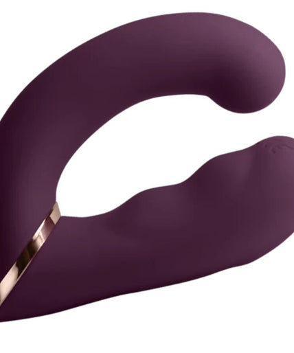 ROCKS-OFF - GEMINI DUAL VIBRATOR G-SPOT CLITORIS STIMULATOR PURPLE