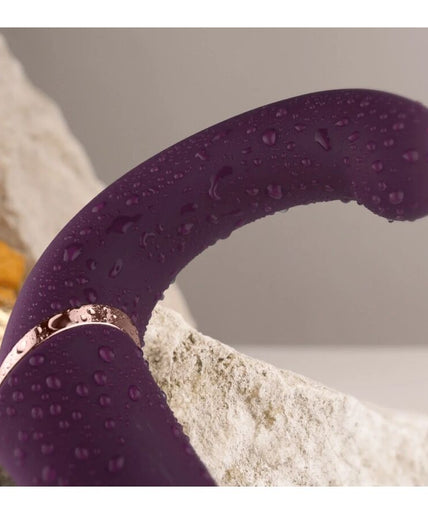 ROCKS-OFF - GEMINI DUAL VIBRATOR G-SPOT CLITORIS STIMULATOR PURPLE
