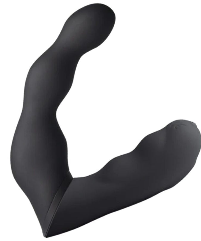 ROCKS-OFF - ZWARTE PROSTAAT- EN ANALE VIBRATOR ADAPTER