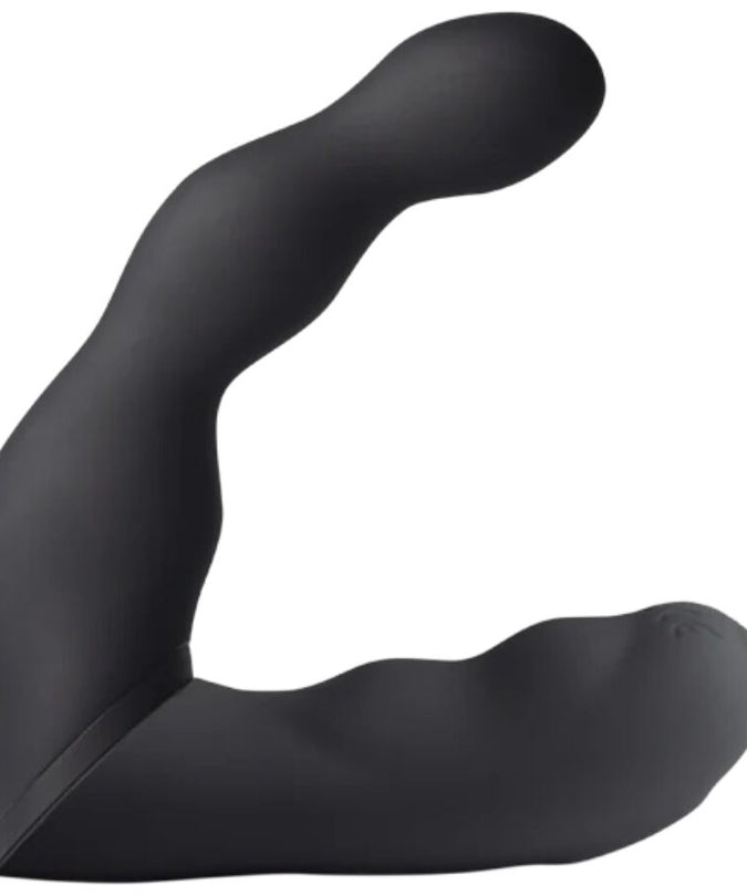 ROCKS-OFF - ZWARTE PROSTAAT- EN ANALE VIBRATOR ADAPTER