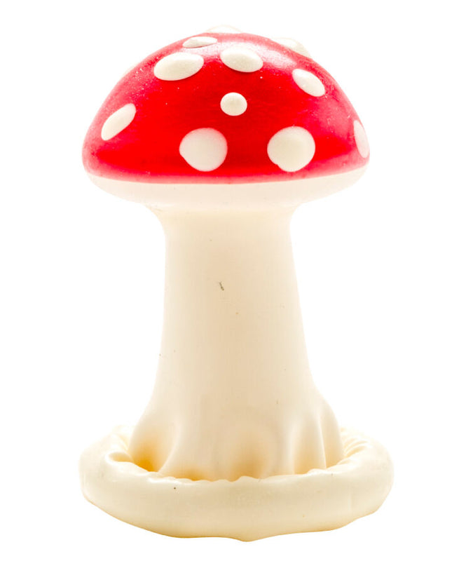 CONDOMERIE - HANDGESCHILDERDE NIEUWIGHEID CONDOMS PADDESTOEL MODEL 1