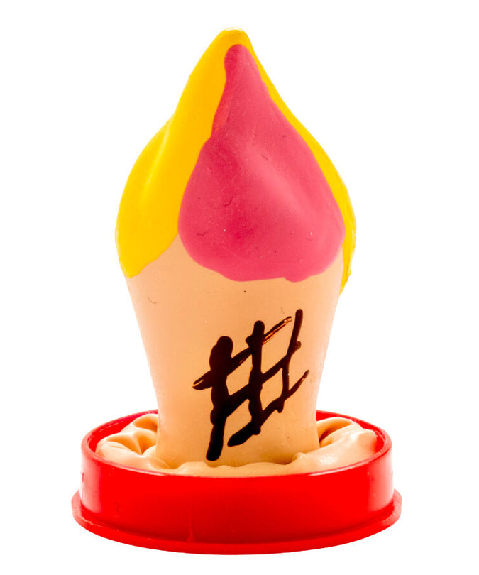 CONDOMERIE - HANDGESCHILDERDE NIEUWIGHEIDSCONDOMS IJS