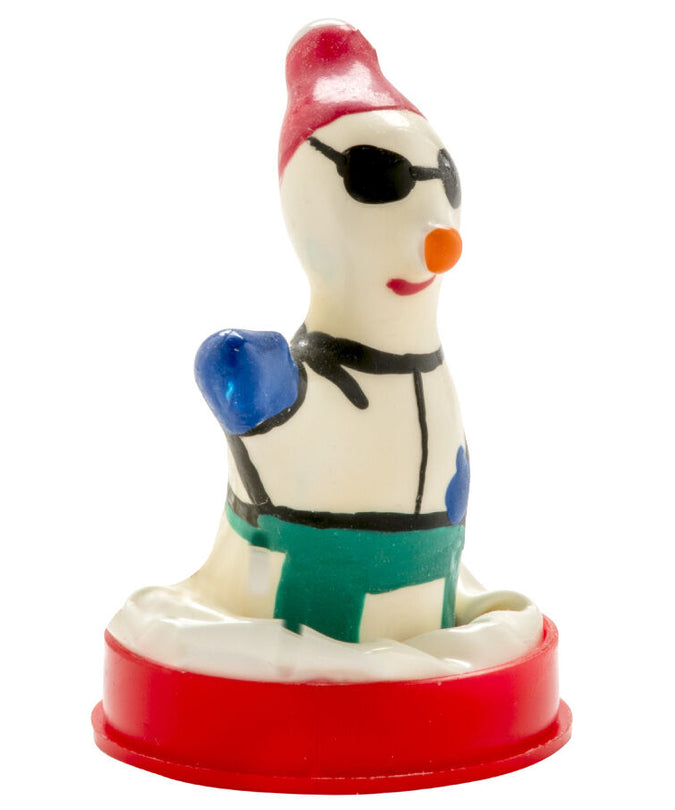 CONDOMERIE - HANDGESCHILDERDE FUN CONDOMS SNOWBOARDER XL