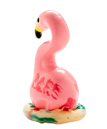 CONDOMERIE - HANDPAINTED NOVELTY CONDOMS FLAMINGO PINK