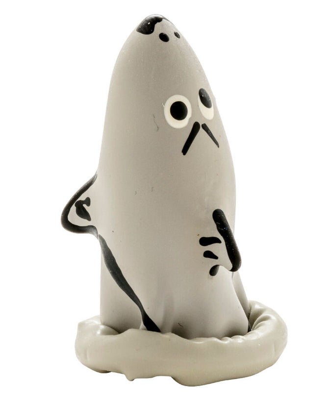 CONDOMERIE - HANDPAINTED NOVELTY CONDOMS SHARK MODEL 1