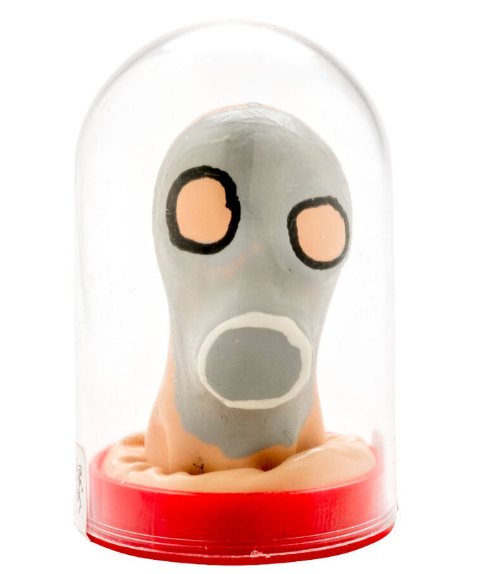 CONDOMERIE - HANDGESCHILDERDE FUN CONDOMS GASMASKER
