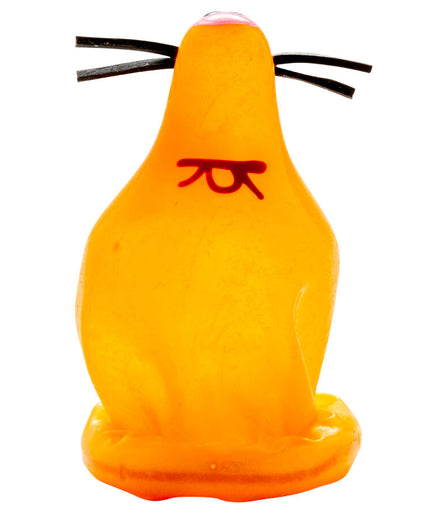 CONDOMERIE - HANDPAINTED NOVELTY CONDOMS FOX GLUED