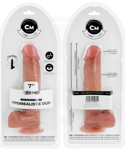 COCK MILLER - HYPERREALISTIC ARTICULABLE DILDO 17.8 CM