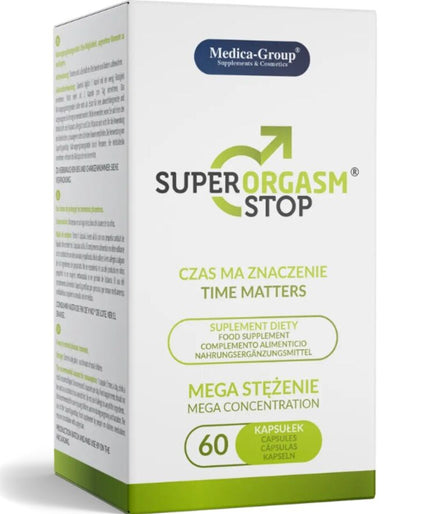 MEDICA GROUP - SUPER ORGASME STOP UITSTEL VOOR MANNEN 60 CAPSULES